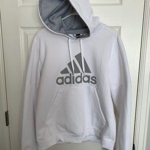 Adidas White Hoodie